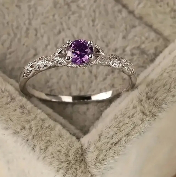 Amethyst Zircon Cutie!! - Picture 3 of 5